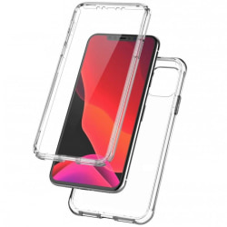 360 ° Full Cover Silikone Cover iPhone 11 Transparent