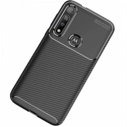 Motorola Moto G8 Plus stødsikkert slankt cover FullCarbon V4 Black