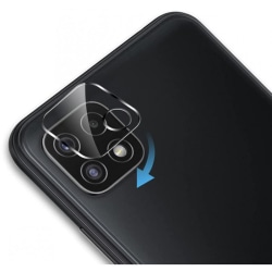 Samsung A22 5G Kamera Linsskydd Flexibelt Glas Transparent