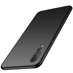 Huawei P20 Pro Ultratynd gummibelagt mat sort cover Basic V2 Black
