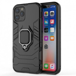 iPhone 12 Pro Max Shockproof taske med ThinArmor® ringholder Black