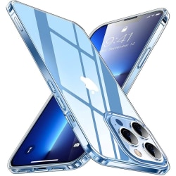 iPhone 13 Pro Max Stötdämpande Silikon Skal Simple® Transparent