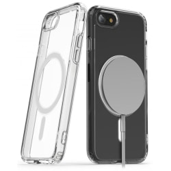 iPhone 7/8/SE (2020&2022) Transparent Stötdämpande Skal MagSafe- Transparent