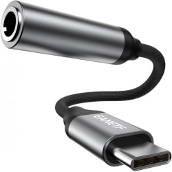 USB-C till 3,5mm Ljudadapter Svart
