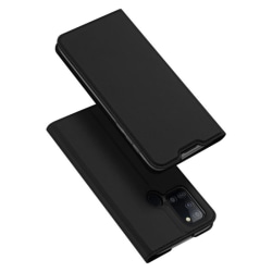 Samsung A21s Flip Case Smooth kortslot Black
