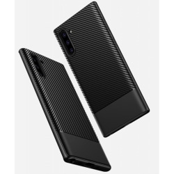 Samsung Note 10 Stöttåligt Skal FullCarbon Svart
