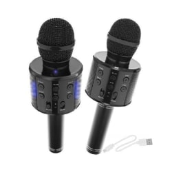 Karaoke Mikrofon med Bluetooth Högtalare Svart