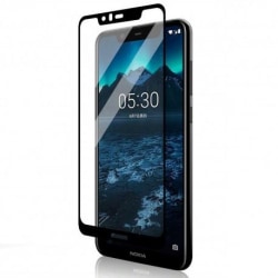 Nokia 5.1 FullFrame® 0.26mm 2.5D 9H hærdet glas Transparent
