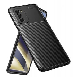 Motorola Edge 30 Pro stødsikkert cover FullCarbon V4 Black