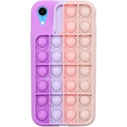 iPhone XR Skyddande Skal Fidget Toy Pop-It multifärg