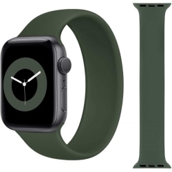 Elastisk Sportarmband Apple Watch 38/40/41mm - Mörkgrön Green Medium