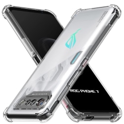 Asus Rog Phone 7 stødabsorberende silikonetui Shockr Transparent