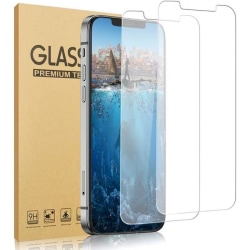 2-PACK iPhone 13 Härdat glas 0.26mm 2.5D 9H Transparent