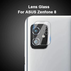 2-PACK Asus Zenfone 8 Skydd Linsskydd Kameraskydd Transparent