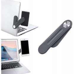 Universalt Magnestisk Sidofäste för Laptop grå