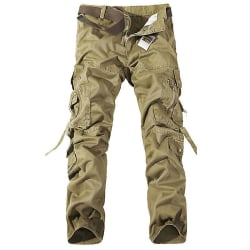 Men's Pocket Cargo Pants Khaki 42