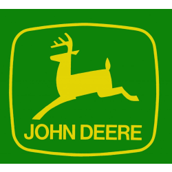 John Deere dekal, finns i 2 storlekar 20x18 cm