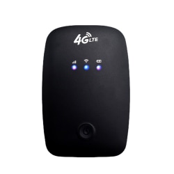 Mobil WiFi-hotspot, 4G LTE-router Trådlös mini-portabel reserouter 150 Mbps, SIM-kort krävs, lämplig för resor hemmakontor
