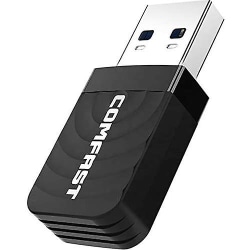 USB Wifi-adapter för PC, trådlös adapter Ac1300mbps Dual-band trådlöst nätverk, 2,4ghz/5,8ghz AC Inbyggt antennnätverkskort, lämplig för stationära datorer,