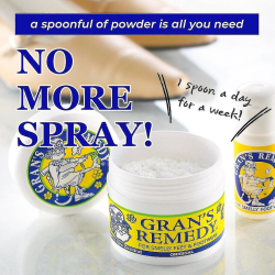 Gran's Remedy Shoe Deodorizer Pulver och Fotlukt Eliminator (kylning)