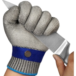 Skärbeständig handske Nivå 9 Skärhandske i rostfritt stål M