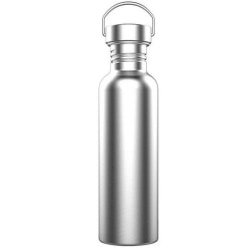 Vattenflaska i rostfritt stål, BPA-fri läckagesäker vattenflaska 750ml