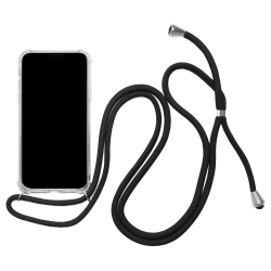 Skal med Halsrem för Apple iPhone 6 Plus / 6s Plus Silikon Mobil Svart