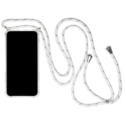 Mobilskal med Halsband för Huawei P30 lite Telefon TPU Stötsäker Vit