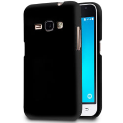 Matt Mjukt Skal för Samsung Galaxy J1 Gummi Lätt Mobilskydd Mobi Svart