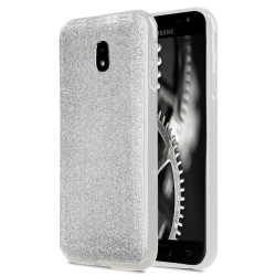 TPU Mjukt Skal till Samsung Galaxy S5 | Glitter Design i Silver Silver