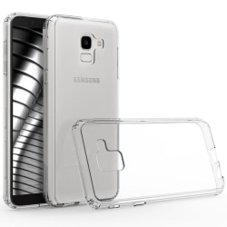 Enfärgat Transparent Mjukt Skal för Samsung Galaxy J6 (2018) Kla Transparent