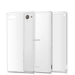 360 Grad Skydd för Sony Xperia M5 Skal Klart Stötsäker TPU Mobil Transparent