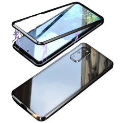 Glasskydd kompatibelt med Samsung Galaxy S20 | Magnet fall | Svart