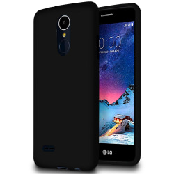 Mjukt Tunnt Mobilskal för LG K8 (2017) Telefon Mobilskydd Gummi Svart