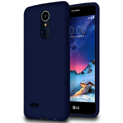 Mjukt Tunnt Mobil-Skydd för LG K8 (2017) Mobilskal Ultra-Slim Gu Mörkblå