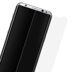 1x Fullt Cover för Samsung Galaxy S8+ Starkt Hårt Glas Skyddsgla Transparent