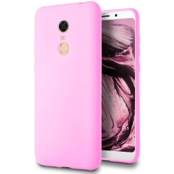Skal till Xiaomi Redmi 5 Rosa matt TPU Skydd Fodral Rosa