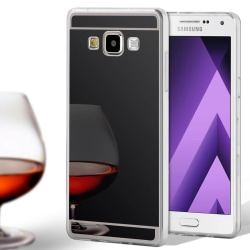 Mobil Skal TPU för Samsung Galaxy A5 Skydd Tunnt Gummi Spegel St Svart