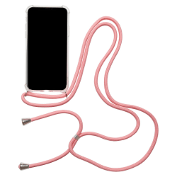 Mobilskal Halskedja för Samsung Galaxy A50 Halsband Stötsäker Si Rosa