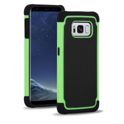 2-delad Skalning för Samsung Galaxy S8 Plus Halkskydd Plast Hybr Grön