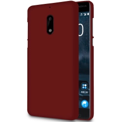 Ultra tunnt skal till för Nokia 5.1 Mjukt Ultra-Slim Enfärgat Si Vin, röd