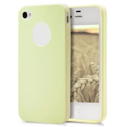 Skal till Apple iPhone 4 / 4s Champagne (Gul) TPU Skydd Fodral Champagne