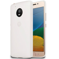 Mjukt Tunnt Mobilskal för Motorola Moto G5 Stötsäker Lätt Skydd Vit