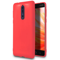 Tunt Mjukt Skal till Nokia 8 | Röd Röd