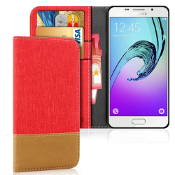 Samsung Galaxy A3 (2016) Mobil Skydd Mobilskal TPU Full Cover Sk Röd