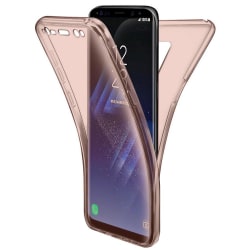 TPU Mobil-Skal för Samsung Galaxy J4 (2018) Silikon 360 Graders Rosa guld