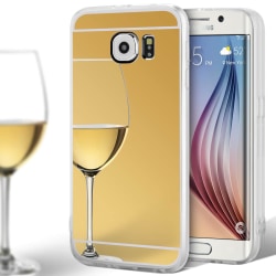 Spegel TPU Skal för Samsung Galaxy S6 Silikon Mobilskydd Skydd S Guld