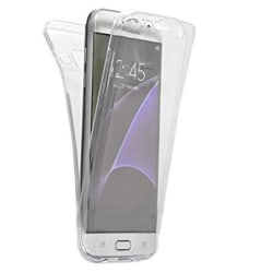 360 Grad Skydd för Samsung Galaxy A3 Silikon Genomskinligt Telef Transparent