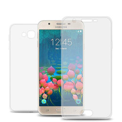 TPU Mobil-Skal för Samsung Galaxy J5 Prime Gummi Full Skydd Tele Transparent