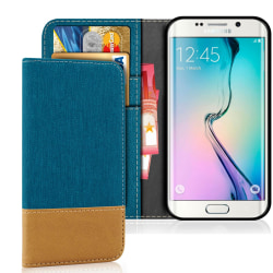 Samsung Galaxy S6 Stötsäker Jeans Mobilskydd Mobilskal Skal Magn Grön